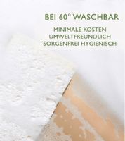 Lot de 4 éponges à vaisselle Swuper en coton ultra-absorbant, éponges de nettoyage écologiques, beige/blanc