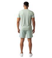 2-teiliges ON THAT ASS Zane Herren Sport-Set Trainings-Set Gym Outfit mit T-Shirt & Shorts Grün