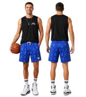 bequeme SCOTCH & SODA Herren Sport-Short Mesh-Bermuda kurze Fitness-Hose SSSP25M266619 430 Royal-Blau