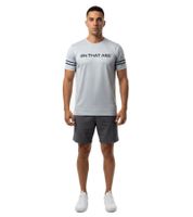 Modernes ON THAT ASS Matic Herren Sport T-Shirt Fitness Performance Shirt mit stylischem Design Grau