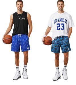 Comfortable SCOTCH & SODA Men's Sports Shorts, Mesh Bermuda Shorts, Fitness Shorts SSSP25M266619, Black/Blue/Petrol or Royal Blue