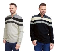 Classic FQ1924 FQKyle Men's Zip Jacket with Stand-Up Collar, Jacket 21900654, Black or White