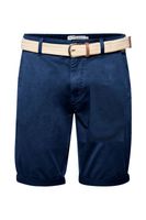 klassische 11 PROJECT PRFribus Herren Chino Shorts inkl. Gürtel mit Knopf und Reißverschluss Shorts 20714807ME in Blau, Schwarz oder Grau