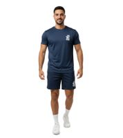 2-teiliges ON THAT ASS Reno Herren Sport-Set Performance Set Gym Outfit mit T-Shirt & Shorts Navy