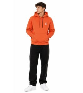 ON THAT ASS Felix Herren Hoody Kapuzen-Pullover Baumwoll-Sweater mit Kängurutasche Hoodie Orange