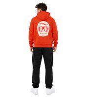 ON THAT ASS Felix Herren Hoody Kapuzen-Pullover Baumwoll-Sweater mit Kängurutasche Hoodie Orange