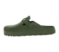 praktische BIRKENSTOCK Boston EVA Clogs Damen und Herren Hausschuhe Schlupf-Schuhe Made in Germany normale Weite 1026215 Khaki-Grün
