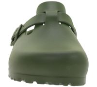 praktische BIRKENSTOCK Boston EVA Clogs Damen und Herren Hausschuhe Schlupf-Schuhe Made in Germany normale Weite 1026215 Khaki-Grün