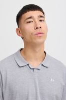 Lot de 2 polos classiques BLEND en coton pour homme (réf. 20718074) : blanc/bleu, beige/marron ou gris/noir