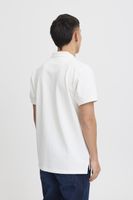 Lot de 2 polos classiques BLEND en coton pour homme (réf. 20718074) : blanc/bleu, beige/marron ou gris/noir