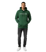 ON THAT ASS Conor Herren Hoody Kapuzen-Pullover Baumwoll-Sweater mit Kängurutasche Fleece gefüttert Hoodie Grün