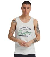 klassisches BLEND BDLingo Herren Tanktop mit Rundhals Top 20714921ME Weiß, Blau, Violett oder Türkis