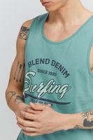 klassisches BLEND BDLingo Herren Tanktop mit Rundhals Top 20714921ME Weiß, Blau, Violett oder Türkis