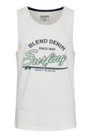 klassisches BLEND BDLingo Herren Tanktop mit Rundhals Top 20714921ME Weiß, Blau, Violett oder Türkis