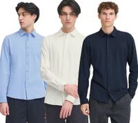 klassisches CASUAL FRIDAY CFFolke LS Herren Business-Hemd mit Knopfleiste Langarmhemd 20505638 Hellblau, Weiß oder Dunkelblau