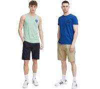 klassische BLEND Herren Chino Shorts mit Reißverschluss Shorts 20716711 Schwarz oder Beige