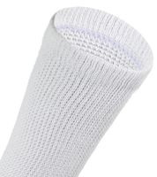 Lot de 3 paires de chaussettes SOCKSWEAR confortables et respirantes pour diabétiques (femmes et hommes), en coton avec bord-côtes confort, blanches, noires ou blanches/grises.