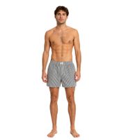 klassisches 3er Pack TRUE style Herren Boxershorts nachhaltige Baumwoll-Shorts 8975684 Dunkelblau/Blau-kariert/Blau-Weiß-gestreift