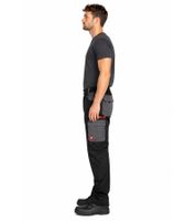 gefütterte Einhell Herren Arbeits-Hose mit 7 Taschen Thermo-Hose Work-Wear Schwarz/Grau