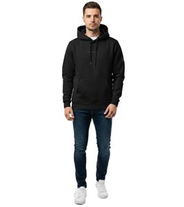 zeitloser ON THAT ASS Jacob Herren Hoody Kapuzen-Pullover Baumwoll-Sweater mit Kängurutasche Hoodie Schwarz