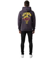 kuscheliger ON THAT ASS Zack Herren Hoody Kapuzen-Pullover Baumwoll-Sweater mit Kängurutasche Fleece gefüttert Hoodie Lila