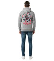 weicher ON THAT ASS Kean Hoodie Herren Baumwoll-Sweater mit Fleece-Innenfutter Hellgrau