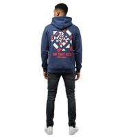 weicher ON THAT ASS Kean Hoodie Herren Baumwoll-Sweater mit Fleece-Innenfutter Navy-Blau