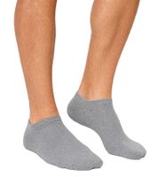 Calzini unisex in cotone biologico sostenibile, confezione da 90 paia, semplici calzini da ginnastica, calzini corti, calze, grigio/bianco/grigio chiaro/azzurro/blu scuro