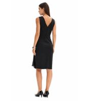Elegante abito da donna con strass, abito da sera, abito da cocktail, senza maniche 917457 nero