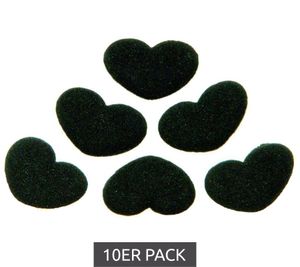 Lot de 10 semelles Sole Sister Cupids, amortissantes et respirantes pour talons hauts, noir/gris