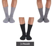 18 pares de calcetines Primair. Calcetines de ocio sostenibles, de algodón, largos, de punto (modelo 53200) Negro/Blanco/Gris claro/Gris oscuro