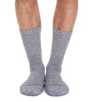 18 pares de calcetines Primair. Calcetines de ocio sostenibles, de algodón, largos, de punto (modelo 53200) Negro/Blanco/Gris claro/Gris oscuro