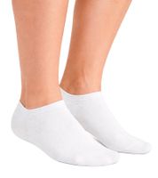 15 pares de calcetines cortos de bambú para hombre y mujer de CAPPUCCINO ITALIA (PC 101B, blancos)