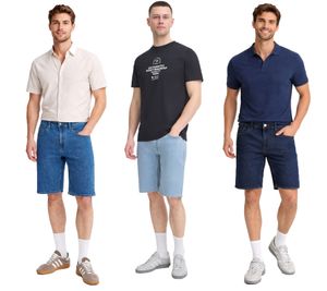 Short en jean BLEND BHTwister pour homme, modèle classique avec étiquette, référence 20717730, disponible en bleu, bleu foncé ou bleu clair
