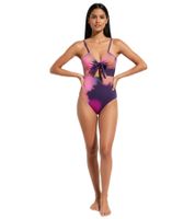 Costume da bagno reversibile da donna con splendida sfumatura di colore 907506 Viola/Multicolore