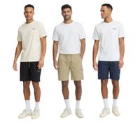 klassische BLEND BHEdgar Herren Shorts mit Logoprint Freizeitshorts 20717890 Blau, Schwarz oder Beige