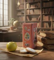 Harry Potter Vorratsdose „Hogwarts Express“ 1500 ml Metall Aufbewahrungsdose mit Deckel Rosa 