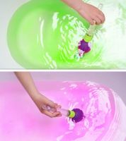 GLIBBI Badepinsel Set magische Kinder Badebomben mit Glitzerpinsel im Set nachfüllbar 3x30gr 105953570 Lila/Bunt