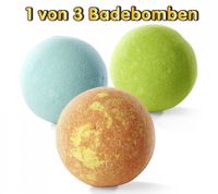 GLIBBI DINO Surprise gefüllte Kinder Badebomben mit Dinosaurier Sammelfiguren ab 3 Jahren 100gr 105953717 Blau, Grün oder Orange