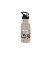 Harry Potter Trinkflasche „Back to Hogwarts“ 500 ml Edelstahl Trinkflasche im magischen Design Grau