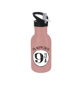 Harry Potter Trinkflasche „Hogwarts Express“ 500 ml Edelstahl Trinkflasche im magischen Design Rosa