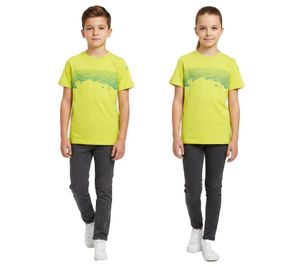 T-shirt enfant à manches courtes Aston Martin Formule 1 - Motif voiture F1 - Coton bio - Jaune - 701228852 001