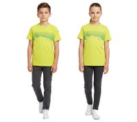 Aston Martin Formula 1 Car Graphic F1 Kids Short Sleeve T-Shirt Sustainable Sports Shirt Made from Organic Cotton 701228852 001 Yellow