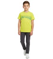 Aston Martin Formula 1 Car Graphic F1 Kids Short Sleeve T-Shirt Sustainable Sports Shirt Made from Organic Cotton 701228852 001 Yellow