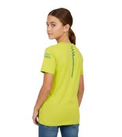 Aston Martin Formula 1 Car Graphic F1 Kids Short Sleeve T-Shirt Sustainable Sports Shirt Made from Organic Cotton 701228852 001 Yellow