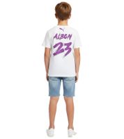 sportliches PUMA x Williams F1 Albon Formel 1 Kinder Kurzarm-Shirt Sport-Shirt aus Baumwolle 701227495 001 Weiß