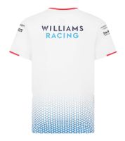 T-shirt enfant manches courtes PUMA x Williams F1 Racing Team Formule 1 2024 avec logos des sponsors 701227475 002 Blanc