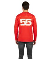 Sporty PUMA x Scuderia Ferrari F1 2024 Charles Leclerc Men's Long-Sleeve Shirt Canadian GP Ice Hockey Jersey 701227994 001 Red