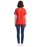 PUMA X Scuderia Ferrari F1 2024 Team Women's Short-Sleeve Cotton Shirt 701228006 001 Red