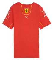 PUMA X Scuderia Ferrari F1 2024 Team Women's Short-Sleeve Cotton Shirt 701228006 001 Red